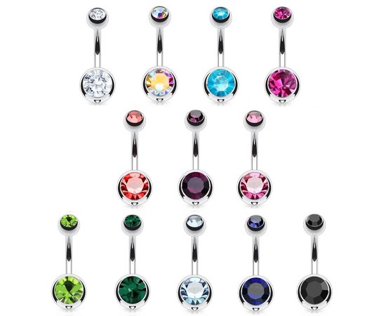 Steel Evolution Banana Mix Сталеві сережки в пупок асорті, 24 шт, фото _ab__is.image_number.default Steel Evolution Banana Mix Сталеві сережки в пупок асорті, 24 шт, фото _ab__is.image_number.default