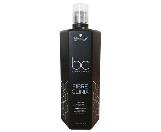 Шампунь для всех типов волос Schwarzkopf Professional Bonacure Fibre Clinix Tribond Shampoo, 1000 ml, изображение 2