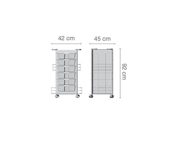 Тележка парикмахерская Ceriotti Taxi