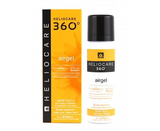 Гель солнцезащитный ультралёгкий SPF50+ Cantabria Heliocare 360 Airgel, 60 ml, изображение 3