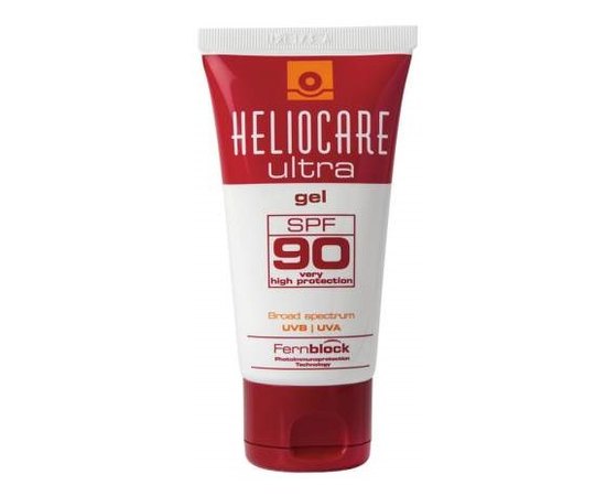 Солнцезащитный гель для комбинированной и жирной кожи SPF50+ Cantabria Heliocare Ultra 90 Gel, 50 ml, изображение 3