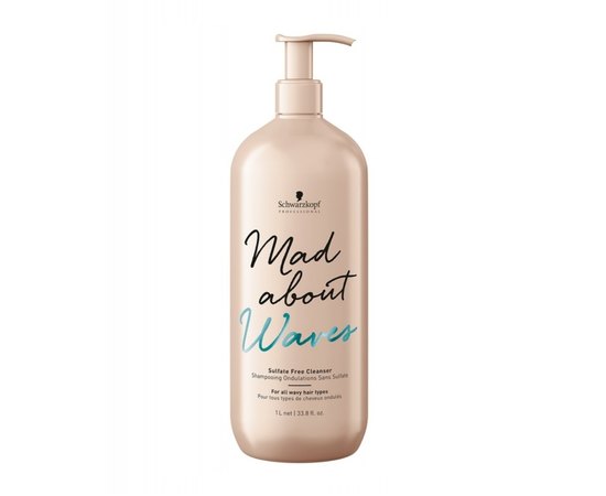 Schwarzkopf Professional Mad About Waves Sulfate Free Cleanser Безсульфатний шампунь для хвилястого волосся, фото _ab__is.image_number.default