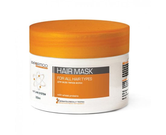 Маска для всех типов волос с коллагеном и экстрактом ростков пшеницы Tico Professional Expertico Mask For All Hair Types, 300 ml
