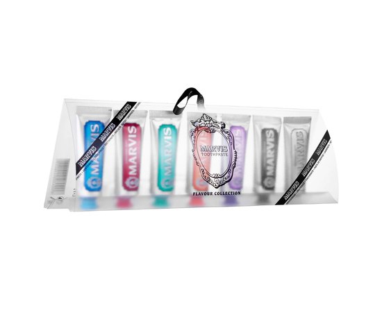 Набор из 7 видов различных классических паст Marvis Flavour Collection Toothpaste Gift Set, 7x25 ml, изображение 4
