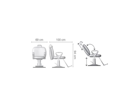 Ceriotti (Италия) Style Парикмахерское кресло