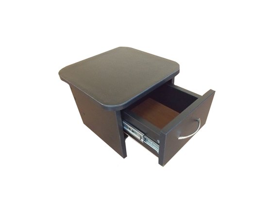 Подставка для педикюрной ванночки с ящиком и прорезиненной поверхностью MS, изображение 2