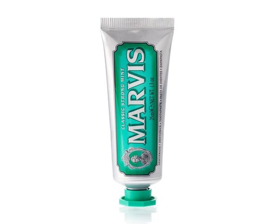 Marvis Classic Strong Mint Travel Size Зубна паста «Класична Інтенсивна М'ята» розмір в дорогу, фото _ab__is.image_number.default
