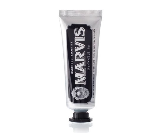 Зубная паста Лакрица-Мята Marvis Amarelli Licorice Travel Size, изображение 2
