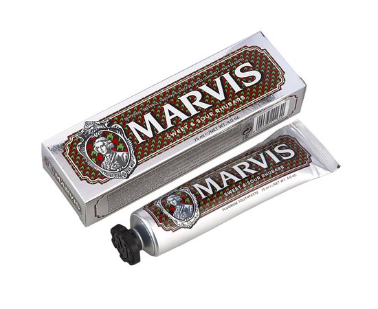 Marvis Sweet & Sour Rhubarb Зубна паста"Солодкий і кислий ревінь", 75 мл, фото _ab__is.image_number.default