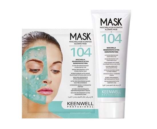 Альгинатная маска увлажняющая регенерирующая №104 Keenwell Alginate Mask, изображение 3