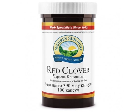 NSP Red Clover Червоний Клевер, 100 капсул по 320 мг, фото 