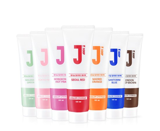 Тонирующая маска для окрашивания волос JSoop Color J Hairpack, 120 ml