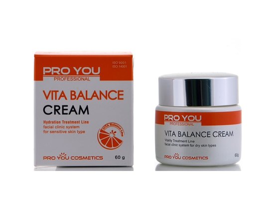 Крем для обезвоженной кожи лица с витаминами Pro You Vita Balance Cream, 60 g