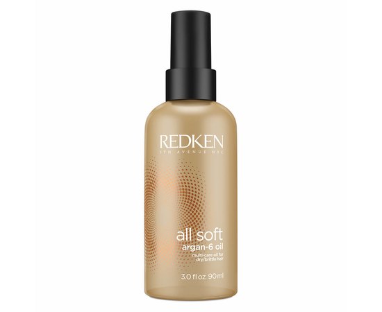 Аргановое масло для сухих и ломких волос Redken All Soft Argan-6 Multi-Care Oil, 90 ml