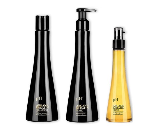 Набор из 3 продуктов Араган и кератин в подарочной упаковке pH Argan & Keratin Kit, изображение 2