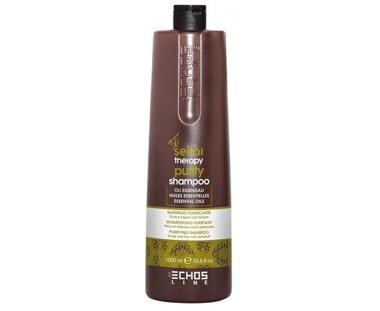 Очищающий шампунь против перхоти Echosline Seliar Therapy Purity Shampoo, изображение 3