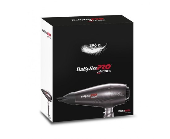 Фен для волос профессиональный BaByliss PRO Stellato Digital BAB7500IE, 2400 W, изображение 2