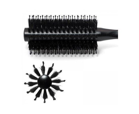 Брашинг для волос средний на черной основе Hercules Medium, изображение 3