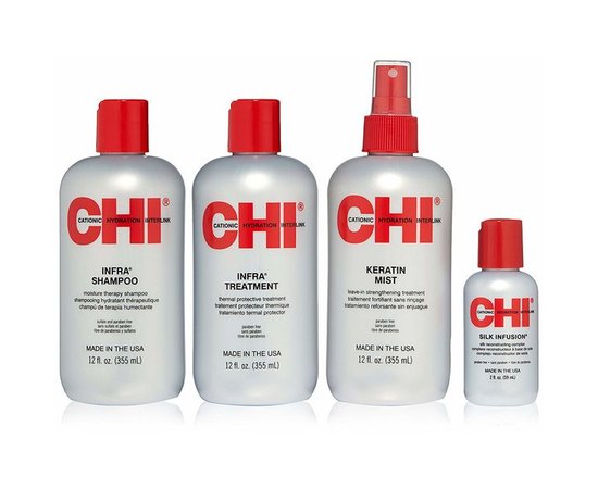 Кондиционер укрепляющей CHI Infra Keratin. Кондиционер укрепляющей CHI Infra Keratin.
