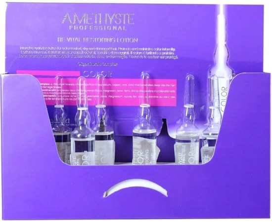 Лосьон для фарбованого волосся Farmavita Amethyste Color Re-Vital Restoring Lotion, 10х10 ml, фото _ab__is.image_number.default