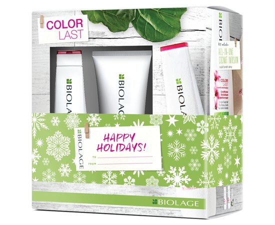 Набор для защиты цвета окрашенных волос Biolage Colorlast Happy Holidays