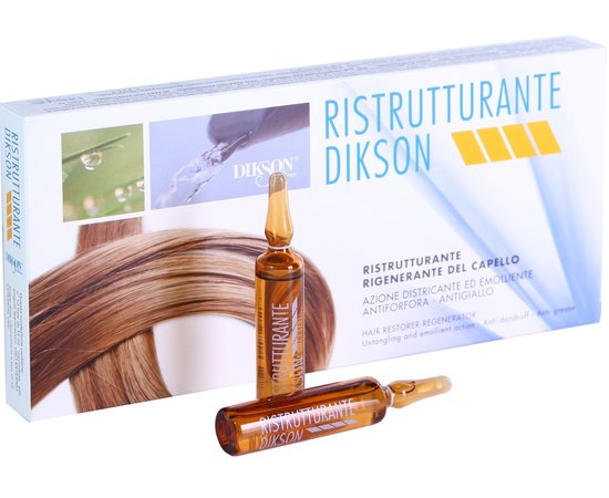 Реструктурирующий комплекс в ампулах Dikson Ristrutturante, 12x12 ml, изображение 3