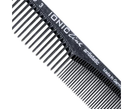 Расческа с комбинированными зубцами и тонкой спинкой Hercules Ionic Line IO 3, изображение 3