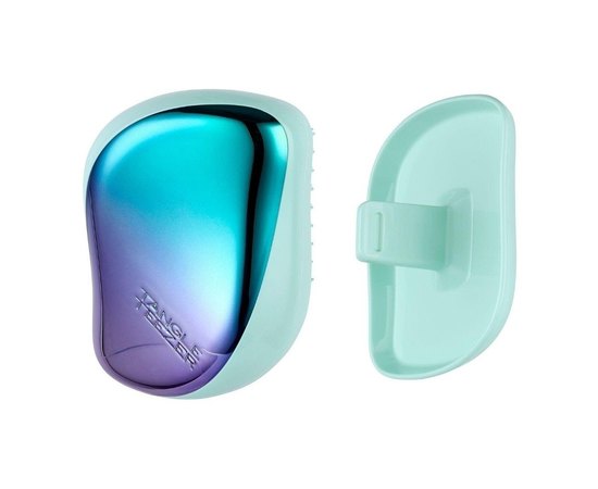 Щетка для волос Голубой хром Tangle Teezer Compact Styler Petrol Blue Ombre, изображение 2