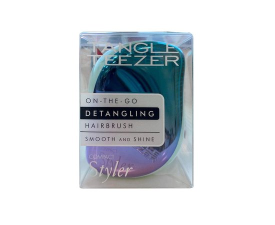 Щетка для волос Голубой хром Tangle Teezer Compact Styler Petrol Blue Ombre, изображение 8
