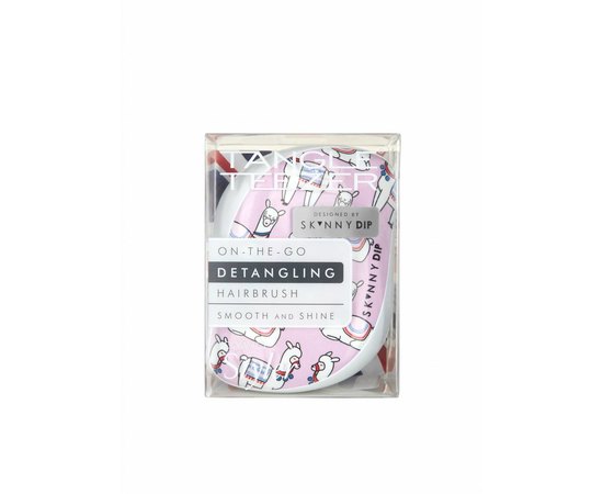 Щетка для волос Лама Tangle Teezer Compact Styler Lovely Llama, изображение 6