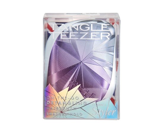 Tangle Teezer Compact Styler Smashed Holo Blue Щітка для волосся "Розбитий голографічний блакитний", фото _ab__is.image_number.default