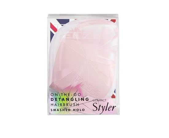 Tangle Teezer Compact Styler Smashed Holo Pink Щітка для волосся "Розбитий голографічний рожевий", фото _ab__is.image_number.default