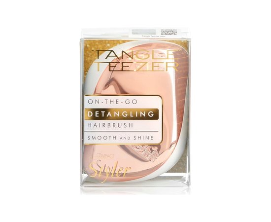 Щетка для волос Розовое золото/молочный Tangle Teezer Compact Styler Rose Gold/Ivory, изображение 7