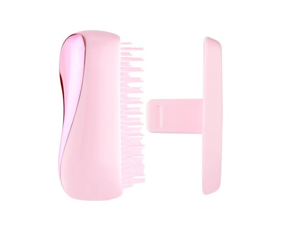 Щетка для волос Розовый металлик Tangle Teezer Compact Styler Baby Doll Pink Chrome, изображение 2