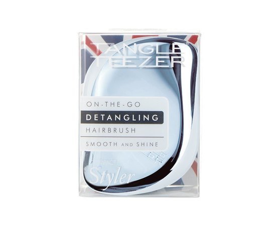 Tangle Teezer Compact Styler Sky Blue Delight Chrome Щітка для волосся "Синій металік", фото _ab__is.image_number.default