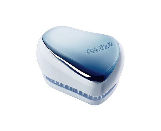 Tangle Teezer Compact Styler Sky Blue Delight Chrome Щітка для волосся "Синій металік", фото 