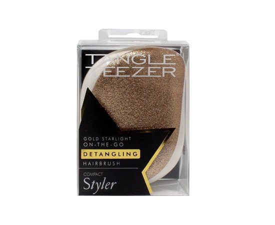 Щетка для волос Золотой глиттер Tangle Teezer Compact Styler Glitter Gold, изображение 7