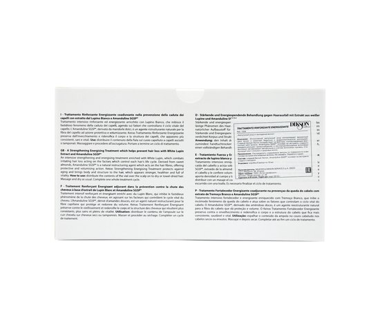 Dikson Coiffeur Rinforzante Energizzante Trattamento - Ампули проти випадіння, 8х10 мл, фото _ab__is.image_number.default