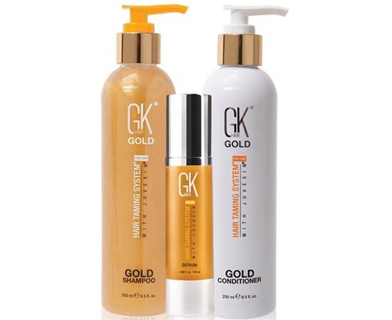 Набор для волос Золотая Линия Global Keratin Gold 3 Set, изображение 2