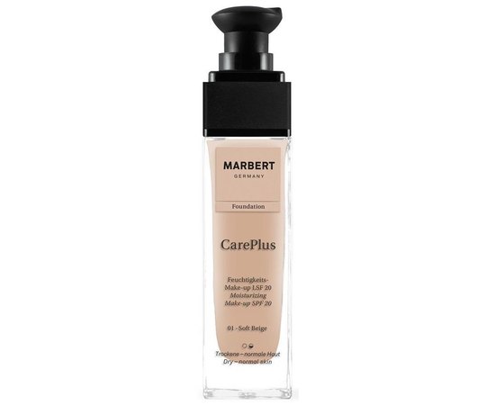 Marbert Foundation CarePlus Moisturizing Make-Up SPF20 Увлажняющий тональный крем, 30 мл, изображение 4
