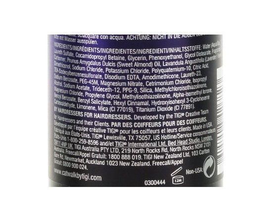 Шампунь для объема волос Tigi Catwalk Your Highness Elevating Shampoo, 300 ml, изображение 3