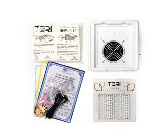 Teri Turbo M Настільна манікюрна витяжка з HEPA фільтром, фото _ab__is.image_number.default