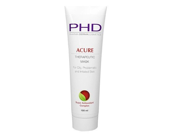 PHD Acure Therapeutic Mask - Лікувальна маска для жирної, подразненої і проблемної шкіри, 100 мл, фото 
