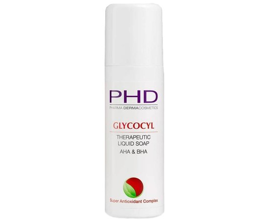 PHD Glycocyl Therapeutic Liquid Soap AHA & BHA Мило-пілінг, 200 мл, фото 