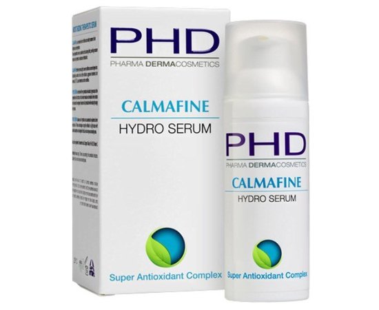 PHD Calmafine Hydro Serum Зволожуюча сироватка для обличчя, шиї і шкіри навколо очей, 50 мл, фото 
