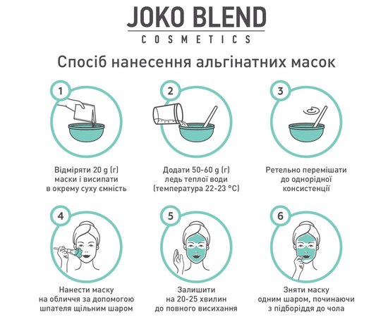 Альгінатна маска детокс з морськими водоростями Joko Blend Premium Alginate Mask Seaweed Detox Mask, 200 g, фото _ab__is.image_number.default