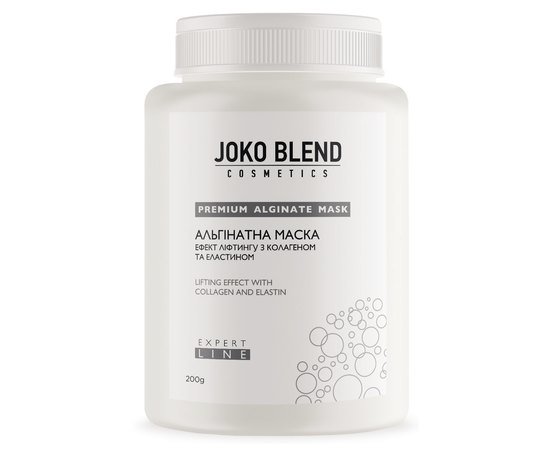 Альгинатная маска эффект лифтинга с коллагеном и эластином Joko Blend Premium Alginate Mask Lifting Effect With Collagen And Elastin, изображение 5