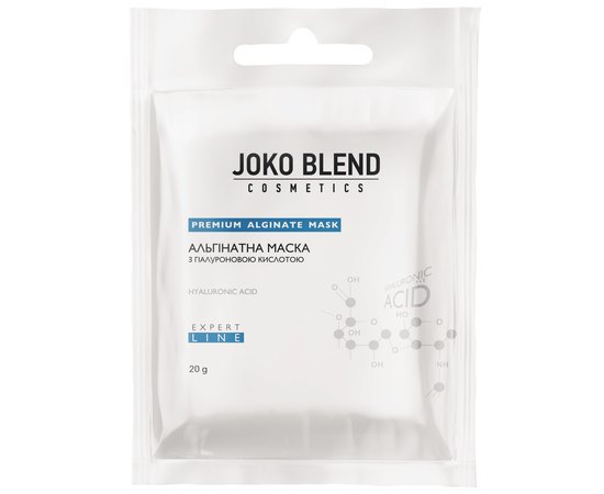 Joko Blend Premium Alginate Mask Hyaluronic Acid Альгинатная маска з гіалуроновою кислотою, фото 