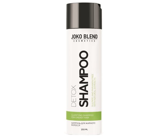 Безсульфатный шампунь для всех типов волос Joko Blend Detox Shampoo, 250 ml