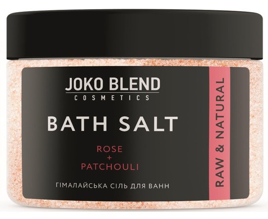 Joko Blend Bath Salt Rose Patchouli Гімалайська сіль для ванн "Роза-Пачулі", 400 г, фото 
